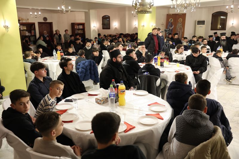 Κοπή Βασιλόπιτας Ιεροπαίδων Ιεράς Μητροπόλεως Δράμας